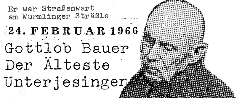 Gottlob Bauer Dorfältester